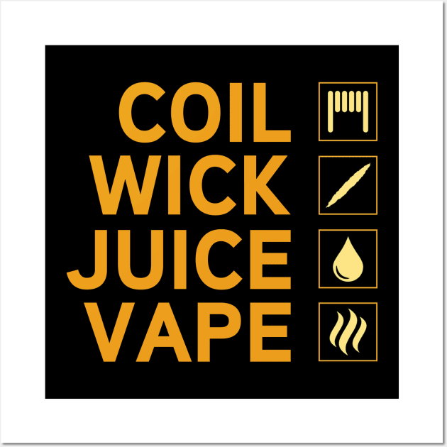 Coil it Vaper Wall Art by Tuwegl